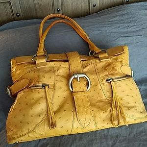 Authentic ostrich bag